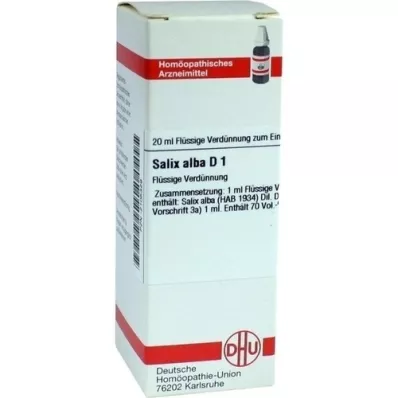 SALIX ALBA D 1 verdunning, 20 ml SALIX ALBA D 1 verdunning, 20 ml