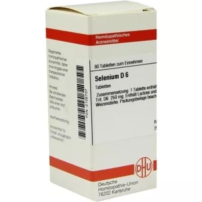 SELENIUM D 6 tabletten, 80 st