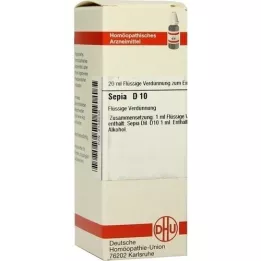 SEPIA D 10 verdunning, 20 ml