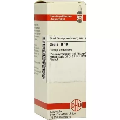 SEPIA D 10 verdunning, 20 ml