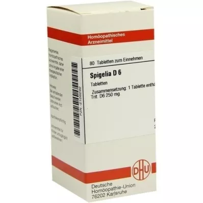 SPIGELIA D 6 tabletten, 80 st