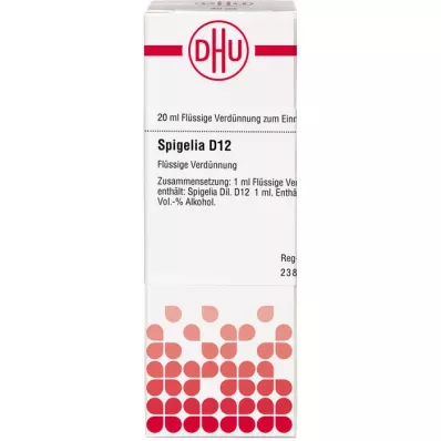 SPIGELIA D 12 Verdunning, 20 ml SPIGELIA D 12 Verdunning, 20 ml