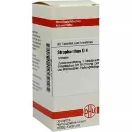STROPHANTHUS D 4 tabletten, 80 st