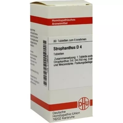 STROPHANTHUS D 4 tabletten, 80 st