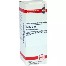 SULFUR D 12 Verdunning, 20 ml