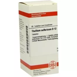 THALLIUM SULFURICUM D 12 tabletten, 80 st