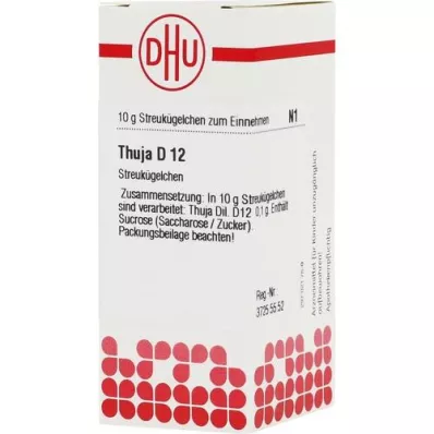 THUJA D 12 bolletjes, 10 g THUJA D 12 bolletjes, 10 g