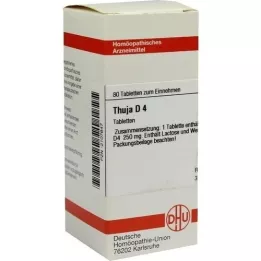 THUJA D 4 tabletten, 80 st