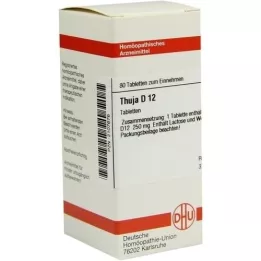 THUJA D 12 tabletten, 80 st