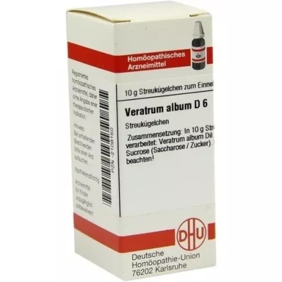 VERATRUM ALBUM D 6 bolletjes, 10 g VERATRUM ALBUM D 6 bolletjes, 10 g