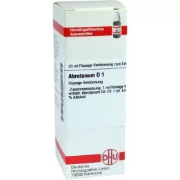 ABROTANUM D 1 verdunning, 20 ml