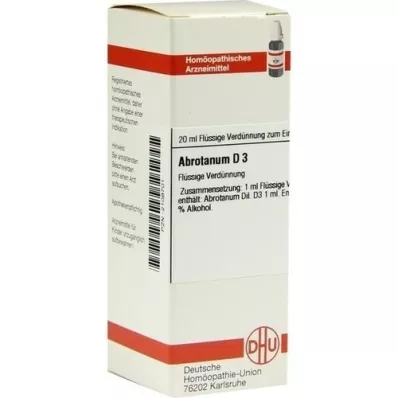 ABROTANUM D 3-verdunning, 20 ml