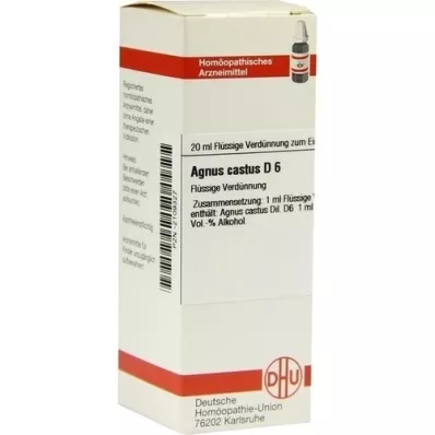 AGNUS CASTUS D 6 Verdunning, 20 ml AGNUS CASTUS D 6 Verdunning, 20 ml