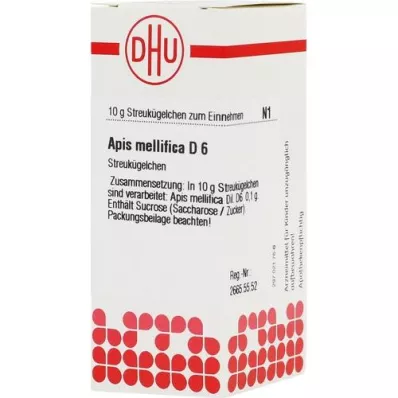 APIS MELLIFICA D 6 bolletjes, 10 g APIS MELLIFICA D 6 bolletjes, 10 g