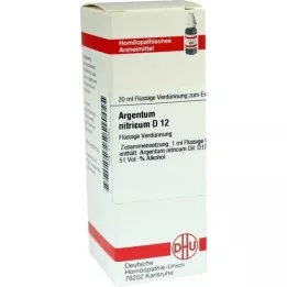 ARGENTUM NITRICUM D 12 Verdunning, 20 ml