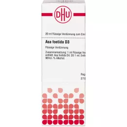 ASA FOETIDA D 3-verdunning, 20 ml