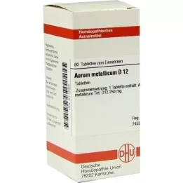 AURUM METALLICUM D 12 tabletten, 80 st