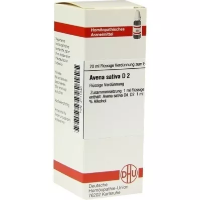 AVENA SATIVA D 2 Verdunning, 20 ml AVENA SATIVA D 2 Verdunning, 20 ml