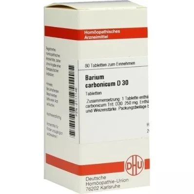 BARIUM CARBONICUM D 30 tabletten, 80 st BARIUM CARBONICUM D 30 tabletten, 80 st