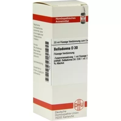 BELLADONNA D 30 Verdunning, 20 ml