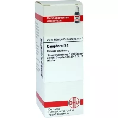 CAMPHORA D 4 verdunning, 20 ml CAMPHORA D 4 verdunning, 20 ml