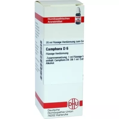 CAMPHORA D 6 Verdunning, 20 ml