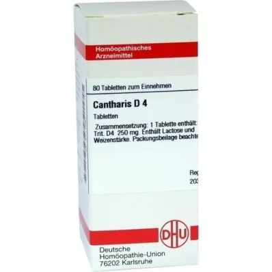 CANTHARIS D 4 tabletten, 80 st CANTHARIS D 4 tabletten, 80 st