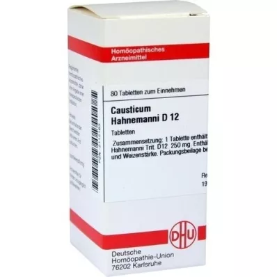 CAUSTICUM HAHNEMANNI D 12 tabletten, 80 st CAUSTICUM HAHNEMANNI D 12 tabletten, 80 st