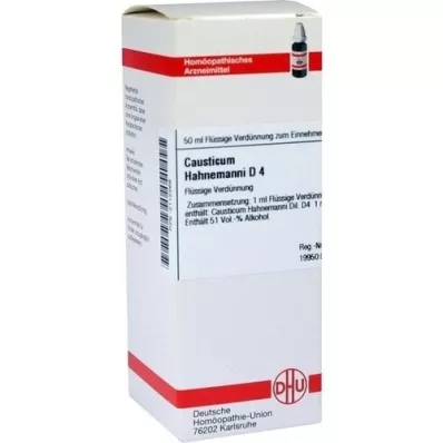 CAUSTICUM HAHNEMANNI D 4 verdunning, 50 ml CAUSTICUM HAHNEMANNI D 4 verdunning, 50 ml