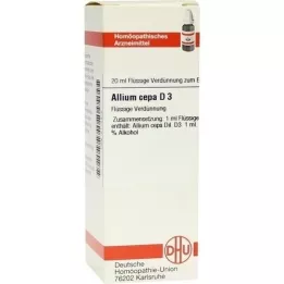 ALLIUM CEPA D 3-verdunning, 20 ml