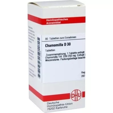 CHAMOMILLA D 30 tabletten, 80 st