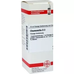 CHAMOMILLA D 3-verdunning, 20 ml