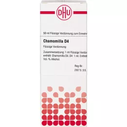 CHAMOMILLA D 4 verdunning, 50 ml