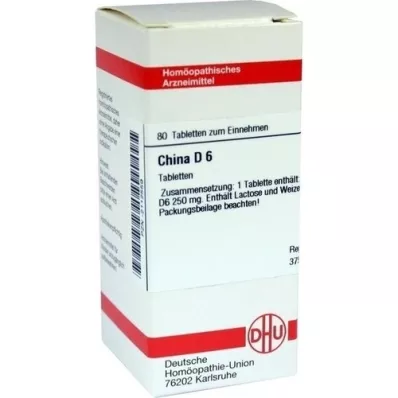 CHINA D 6 tabletten, 80 st CHINA D 6 tabletten, 80 st