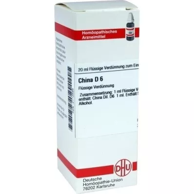 CHINA D 6 Verdunning, 20 ml CHINA D 6 Verdunning, 20 ml