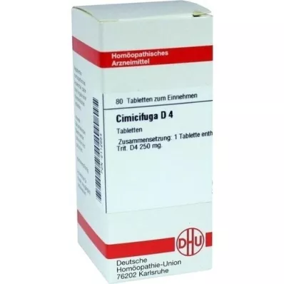CIMICIFUGA D 4 tabletten, 80 st CIMICIFUGA D 4 tabletten, 80 st