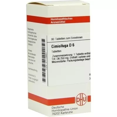 CIMICIFUGA D 6 tabletten, 80 st