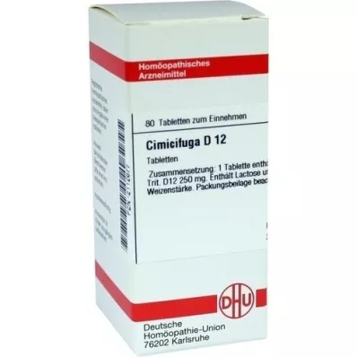 CIMICIFUGA D 12 tabletten, 80 st