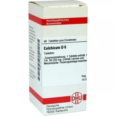 COLCHICUM D 6 tabletten, 80 st