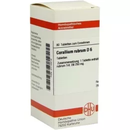 CORALLIUM RUBRUM D 6 tabletten, 80 st