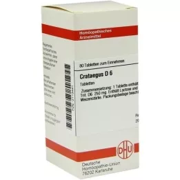 CRATAEGUS D 6 tabletten, 80 st