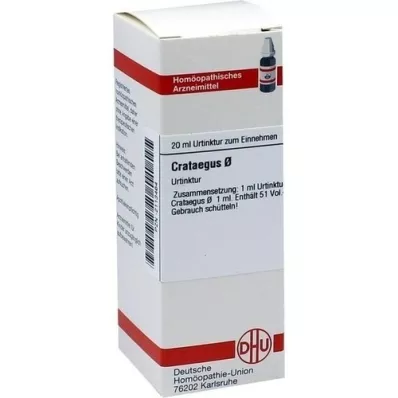 CRATAEGUS Moedertinctuur, 20 ml CRATAEGUS Moedertinctuur, 20 ml