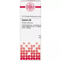 DIGITALIS D 6 Verdunning, 20 ml