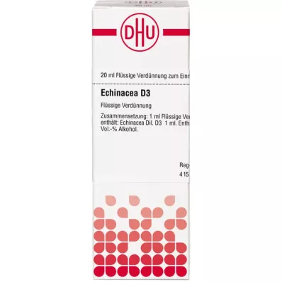 ECHINACEA HAB D 3-verdunning, 20 ml ECHINACEA HAB D 3-verdunning, 20 ml