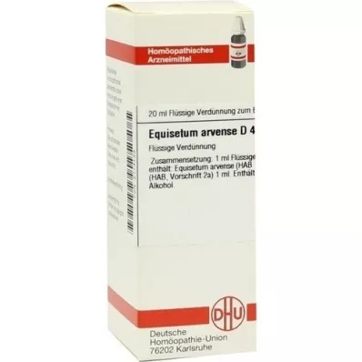 EQUISETUM ARVENSE D 4 verdunning, 20 ml EQUISETUM ARVENSE D 4 verdunning, 20 ml