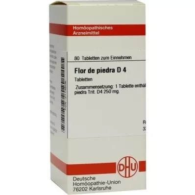 FLOR DE PIEDRA D 4 tabletten, 80 st FLOR DE PIEDRA D 4 tabletten, 80 st