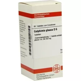 GALPHIMIA GLAUCA D 6 tabletten, 80 st