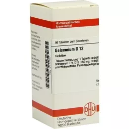 GELSEMIUM D 12 tabletten, 80 st