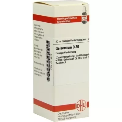 GELSEMIUM D 30 Verdunning, 20 ml