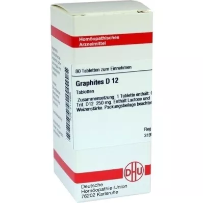 GRAPHITES D 12 tabletten, 80 st